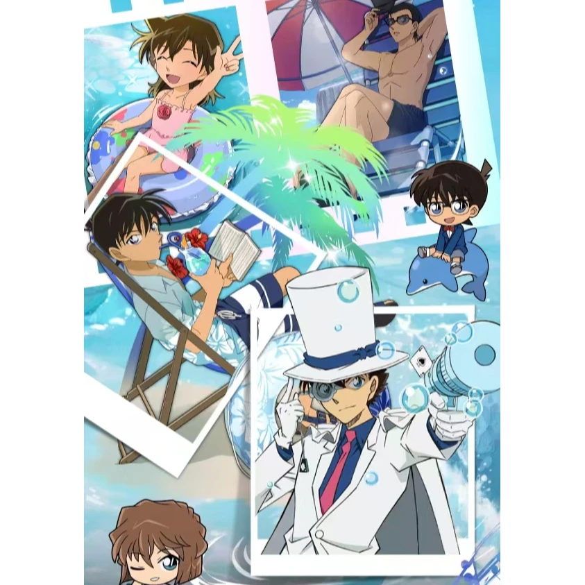 【国卡二创】沐风文创-名侦探柯南大卡色纸盲盒系列代拆