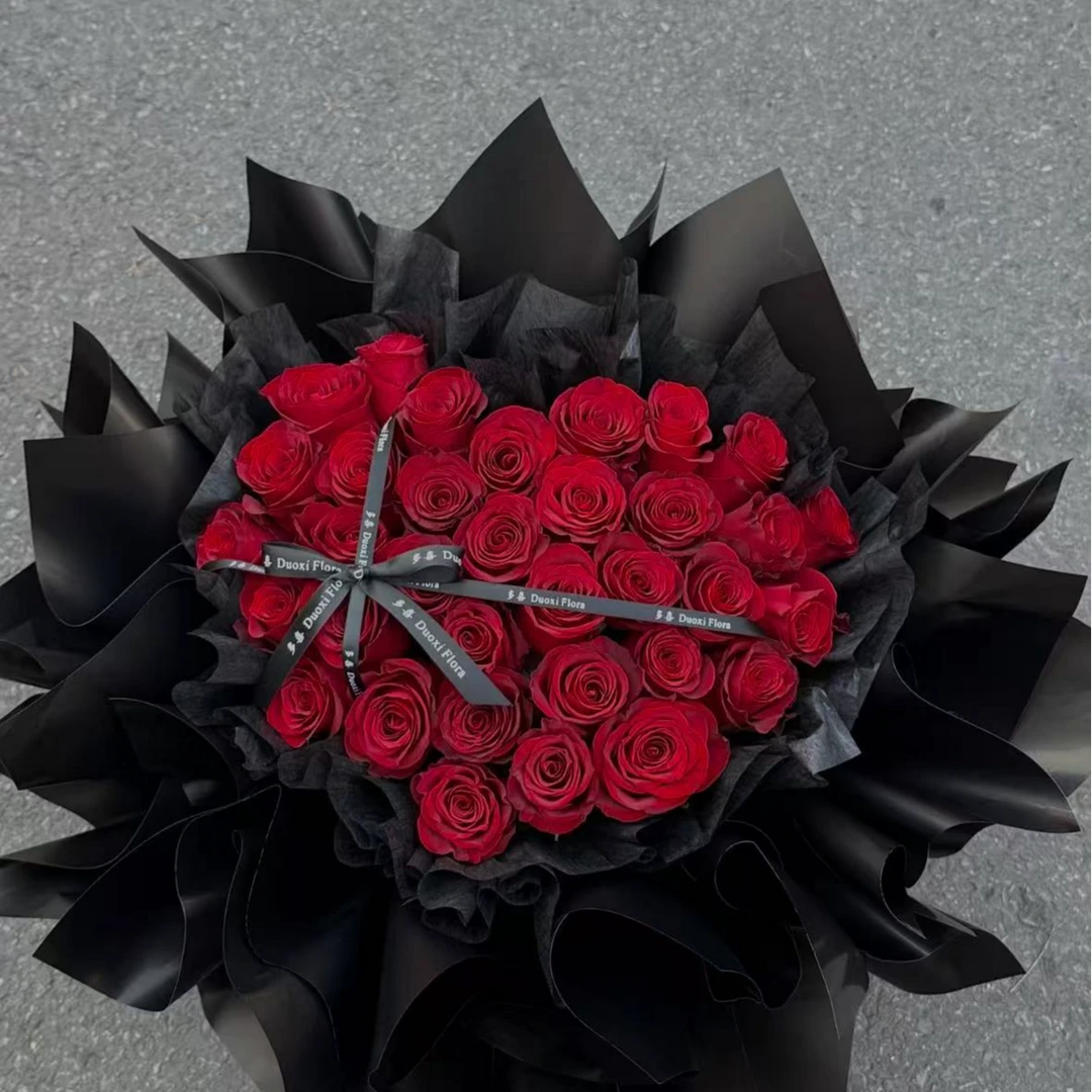 【红玫瑰】花束小时达送女友求婚生日鲜花同城送上门纪念日