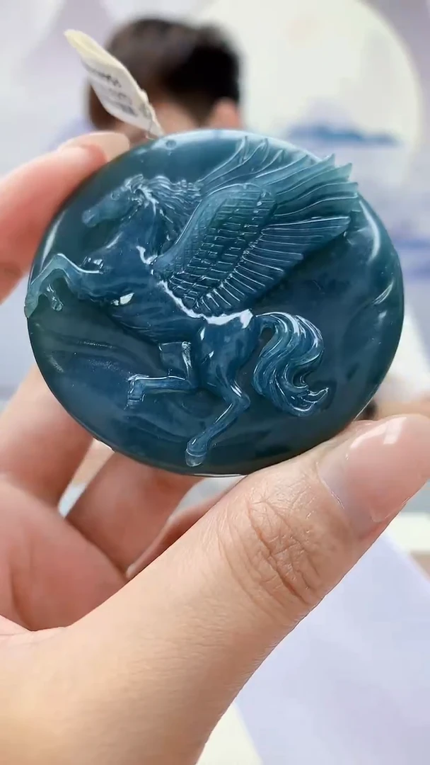 未镶嵌定制翡翠4868MM-毛货挂件43