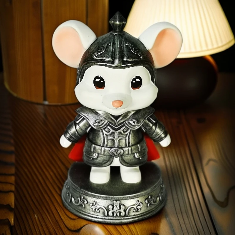 十二生肖 精灵鼠战士 原创潮玩摆件 创意生日礼物吉祥物守护神