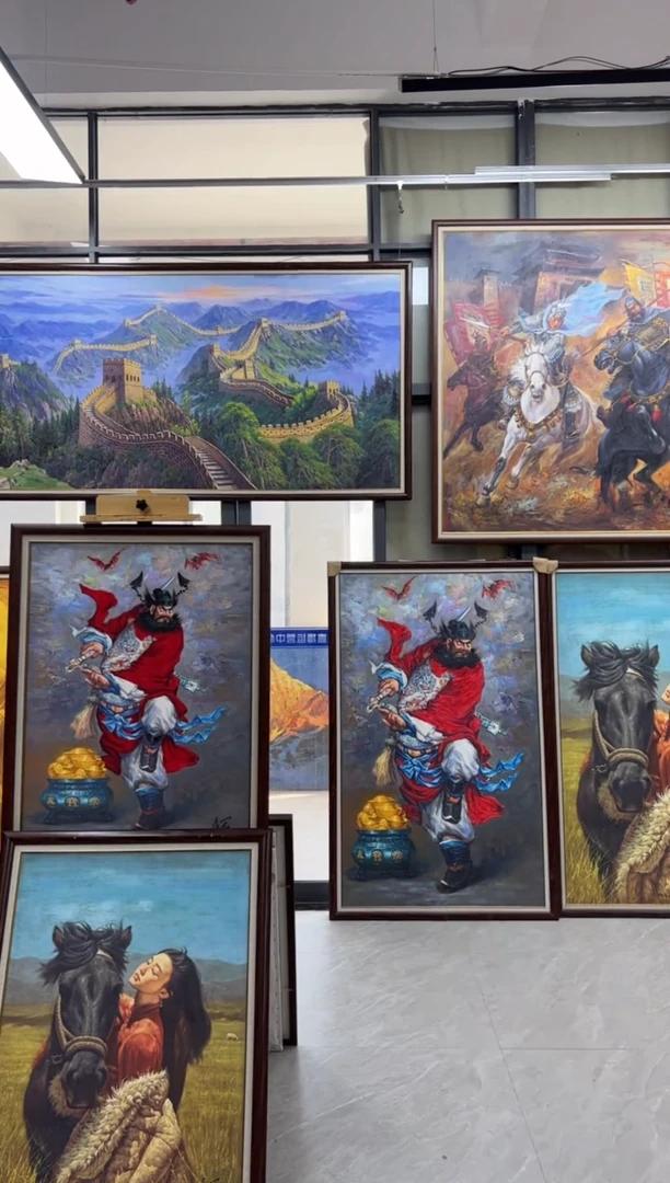 油画原创《钟馗》带框50*70CM！开播福利仅此一幅！！！