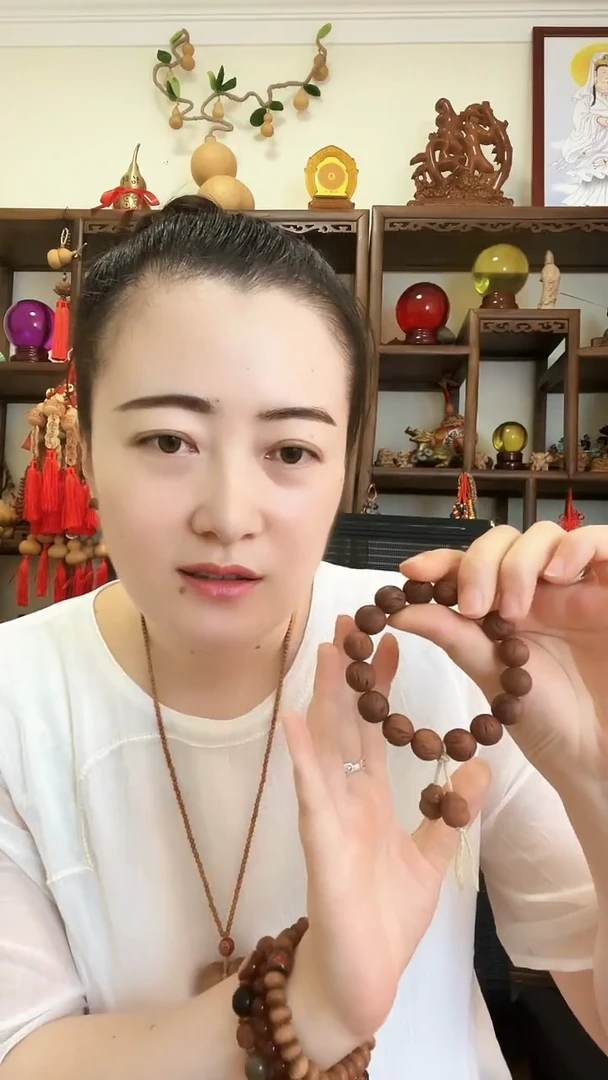 桃木老桃枭福禄吉祥手链