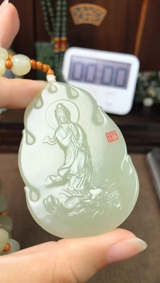 颈饰未镶嵌和田玉明***天明天的明天