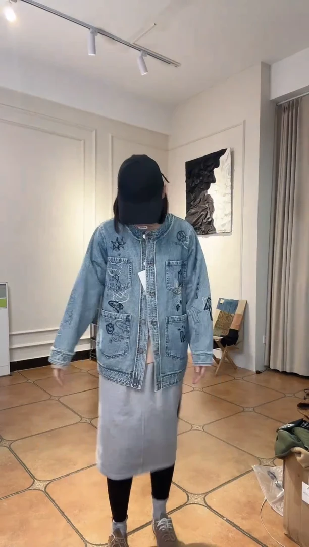 s***y设计师品牌牛仔外套