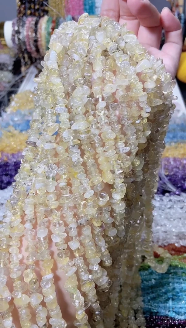 未镶嵌珠宝半成品水晶金发晶