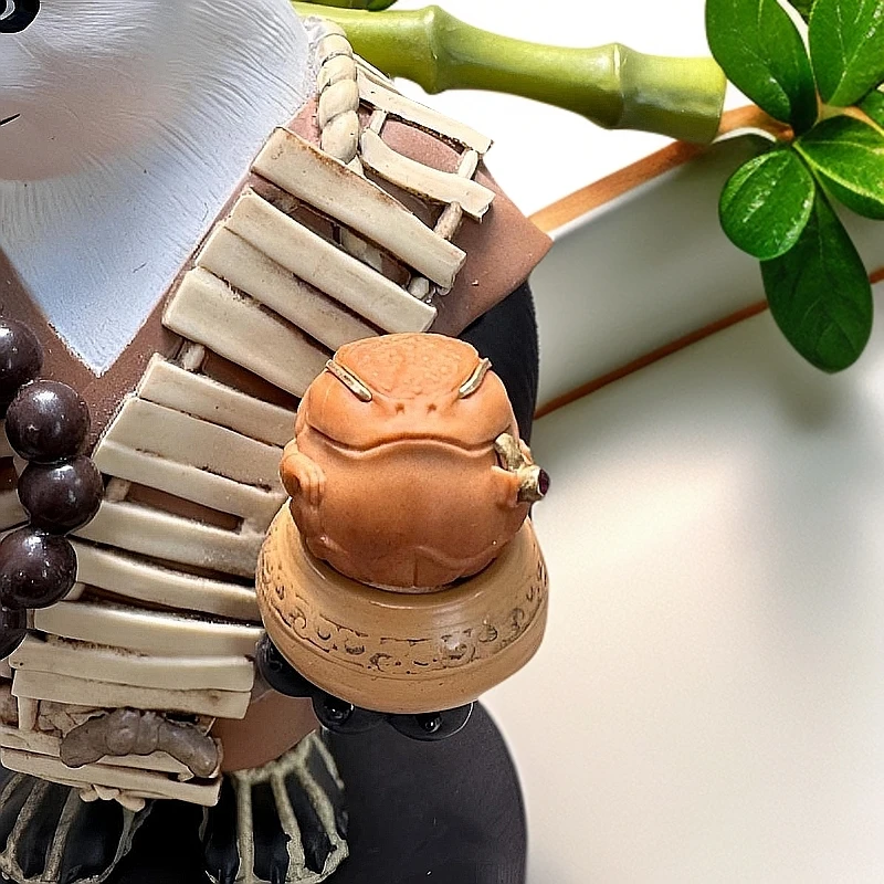 「文泰天师」尺寸16.5-18mm猴头核桃雕刻镶嵌  孔道镶嵌 猴头配饰