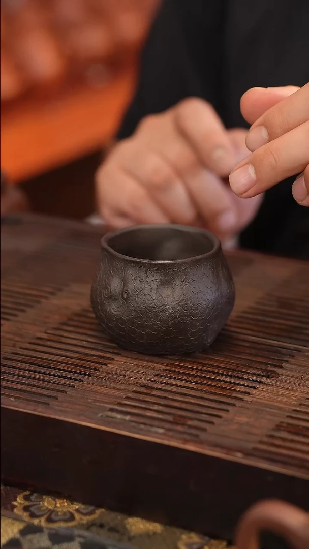 茶壶紫砂杯子 全手工 黑泥