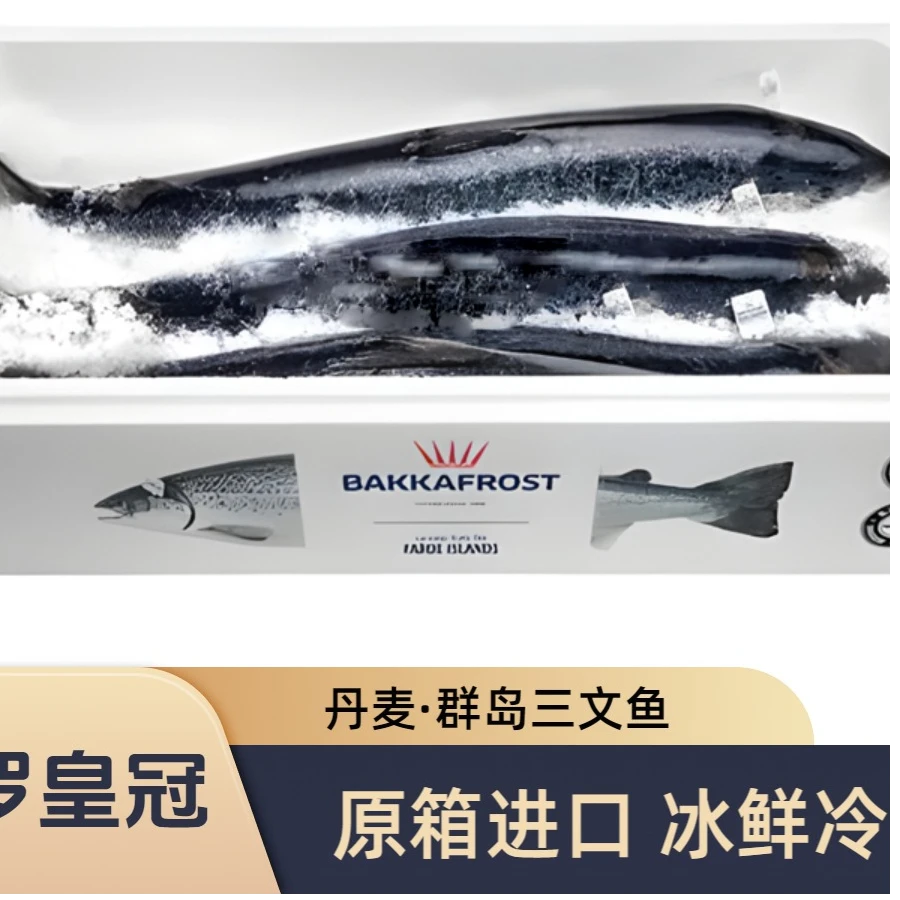 丹麦群岛皇冠三文鱼整条【6-10斤法罗三文鱼】