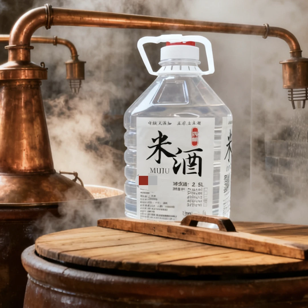 2.5升正宗广西公文包酒桂林米酒自然发酵米香型可泡果酒炒菜烧酒