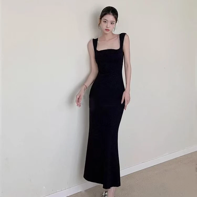 【201-299编码】春夏款连衣裙辣妹风高腰吊带时尚显瘦气质连衣裙