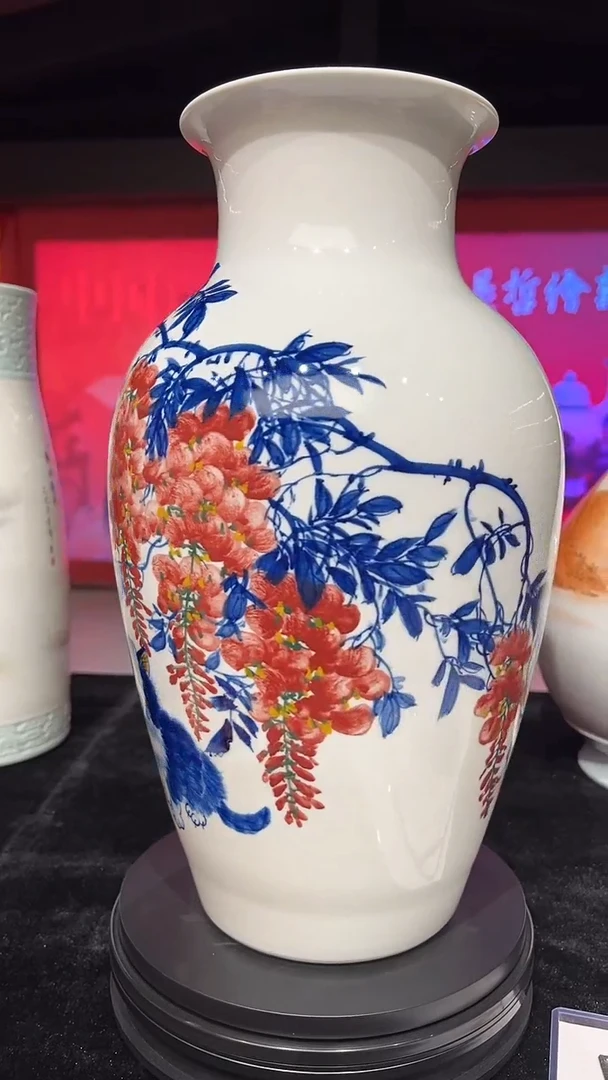 其他瓷崔景哲-瓷器-C中-花团锦簇