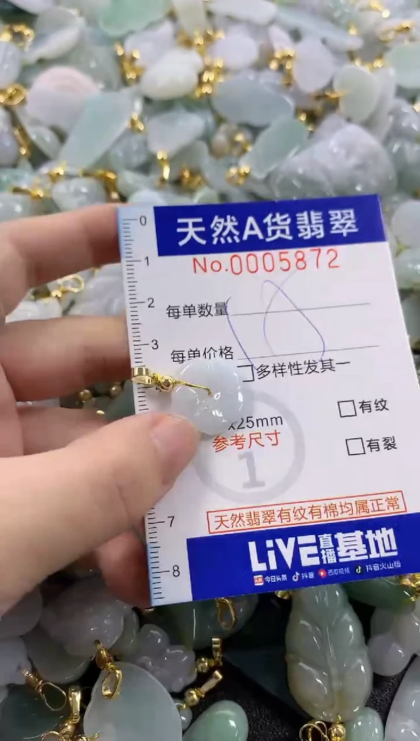 颈饰未镶嵌翡翠天然A货翡翠