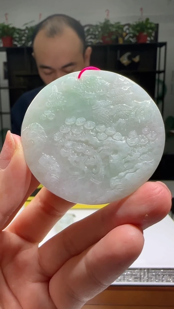 【闪购商品】翡翠颈饰未镶嵌天然翡翠A货吊坠