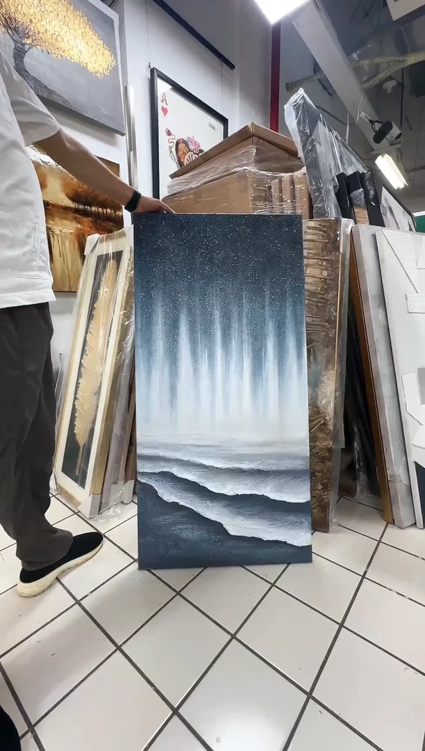 168现代艺术装饰画油画60cm*120cm