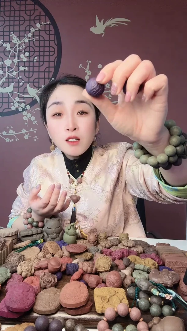 【闪购商品】泥塑九紫2.3-2.5福禄寿喜财（随机）1颗