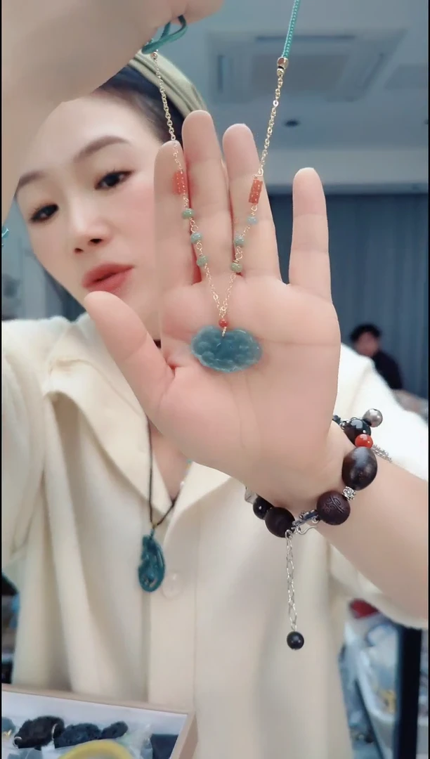 颈饰未镶嵌翡翠0350小锁