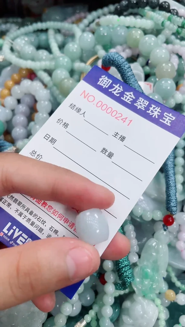 翡翠未镶嵌颈饰009