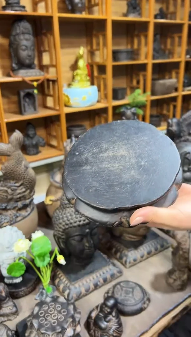 陶土【火山泥】金箍坛底座