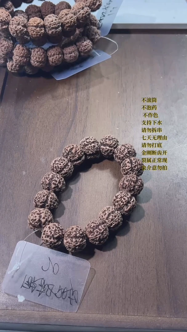 手串金刚菩提ㅤ*古龙铁子双龙20