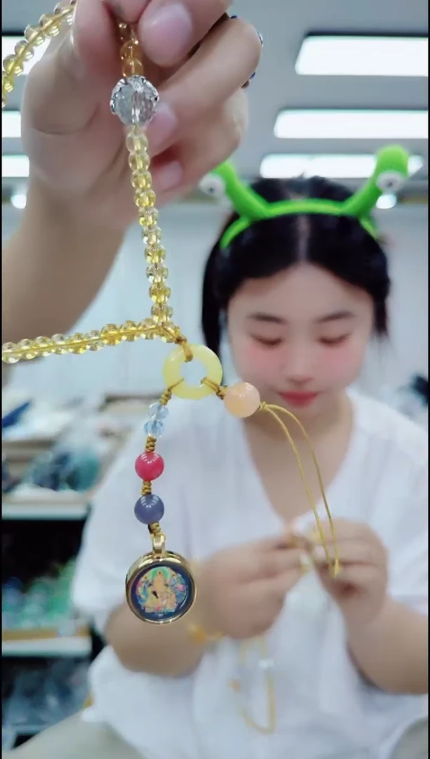 玛瑙/玉髓颈饰合金2051手机链