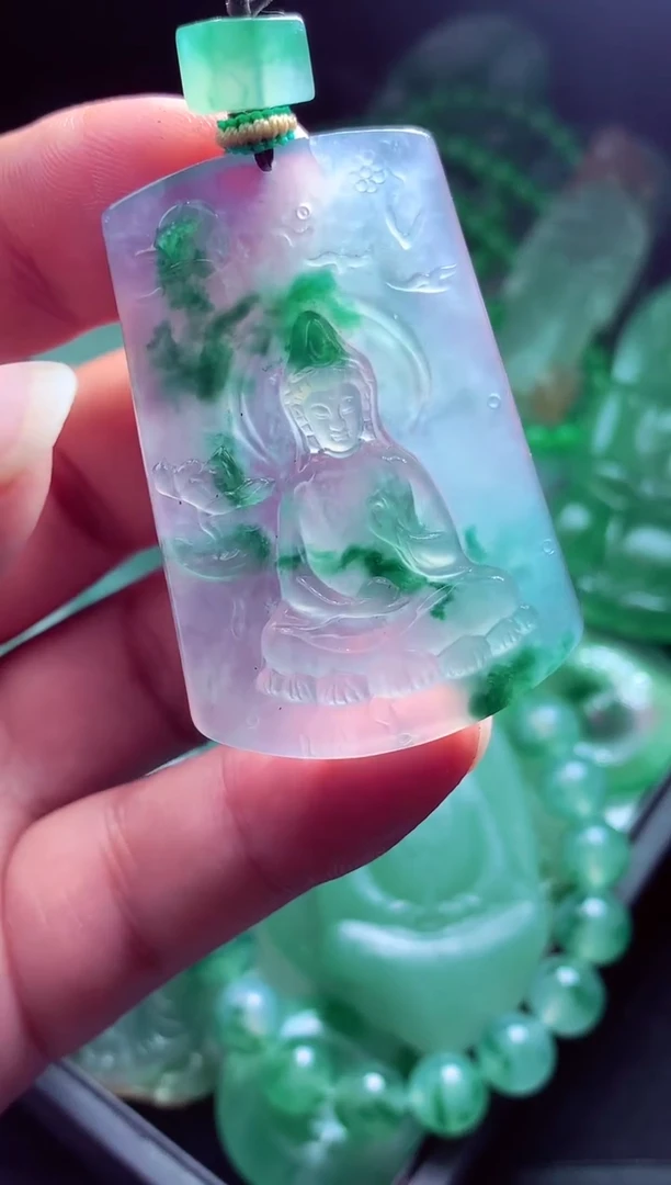 未镶嵌定制翡翠庞**#翡翠毛货定制