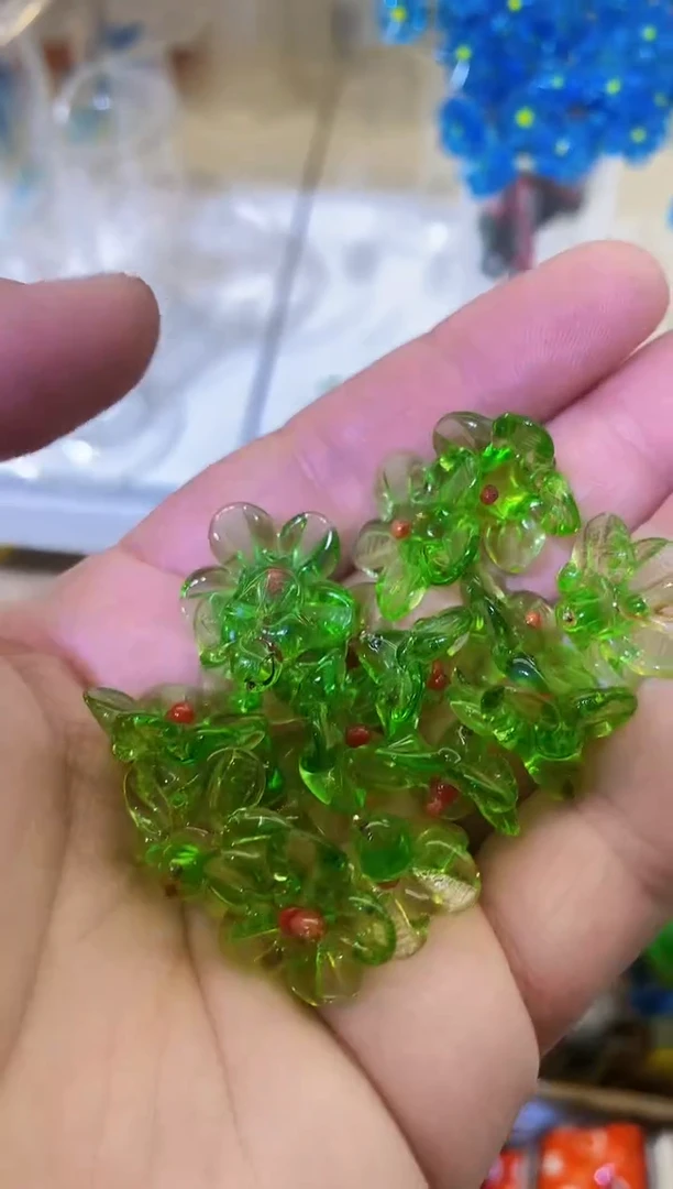 【闪购商品】琉璃手工艺品一把小花