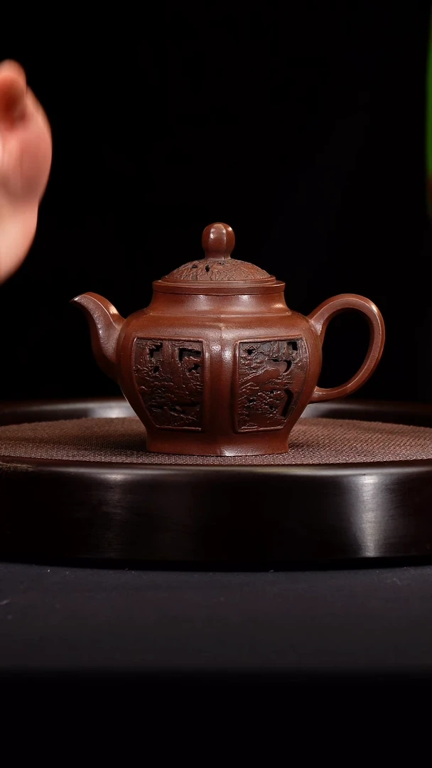 茶壶紫砂  宜兴紫砂原矿壶