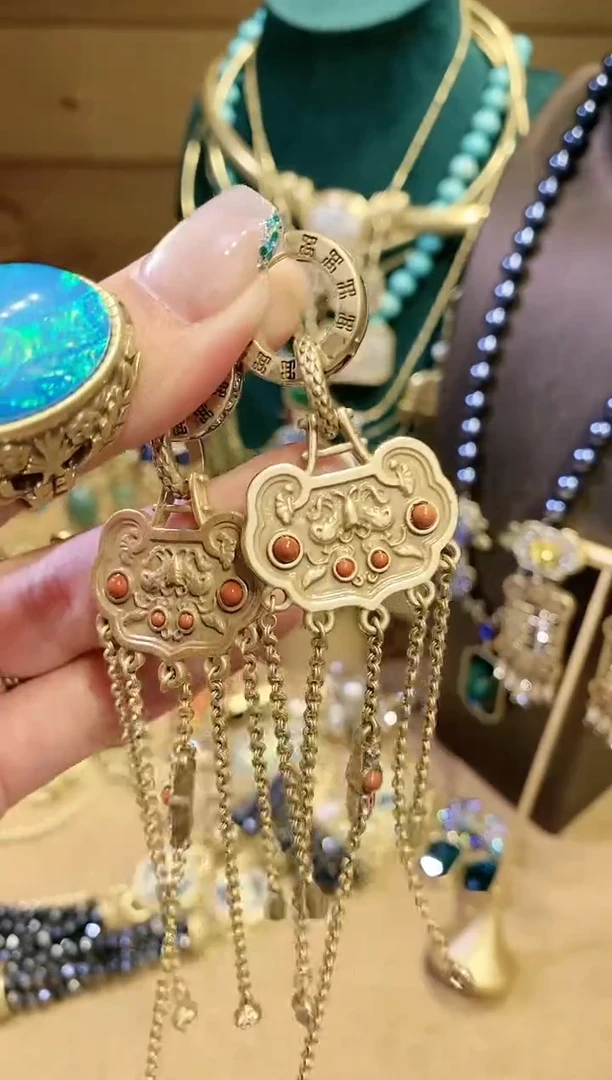 纯铜合金无时尚经典中古饰品