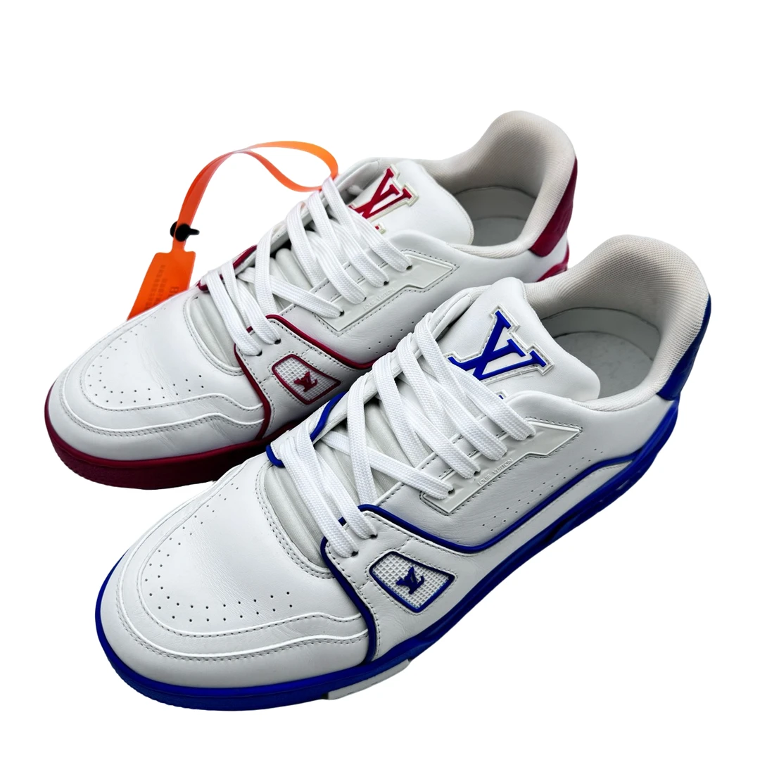 99新 LouisVuitton/路易威登 41.5码鸳鸯trainer板鞋99新vv608