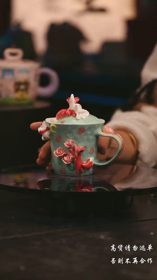 陶瓷景德镇可爱设计师款陶瓷