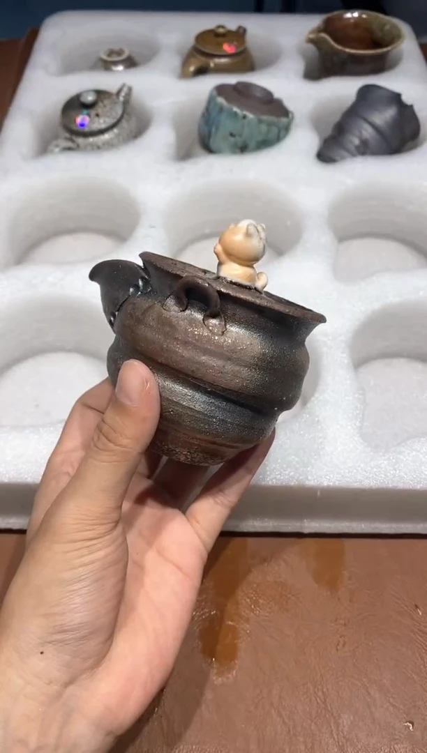 奢瓷/瑞寅柴烧茶器（宝瓶）436