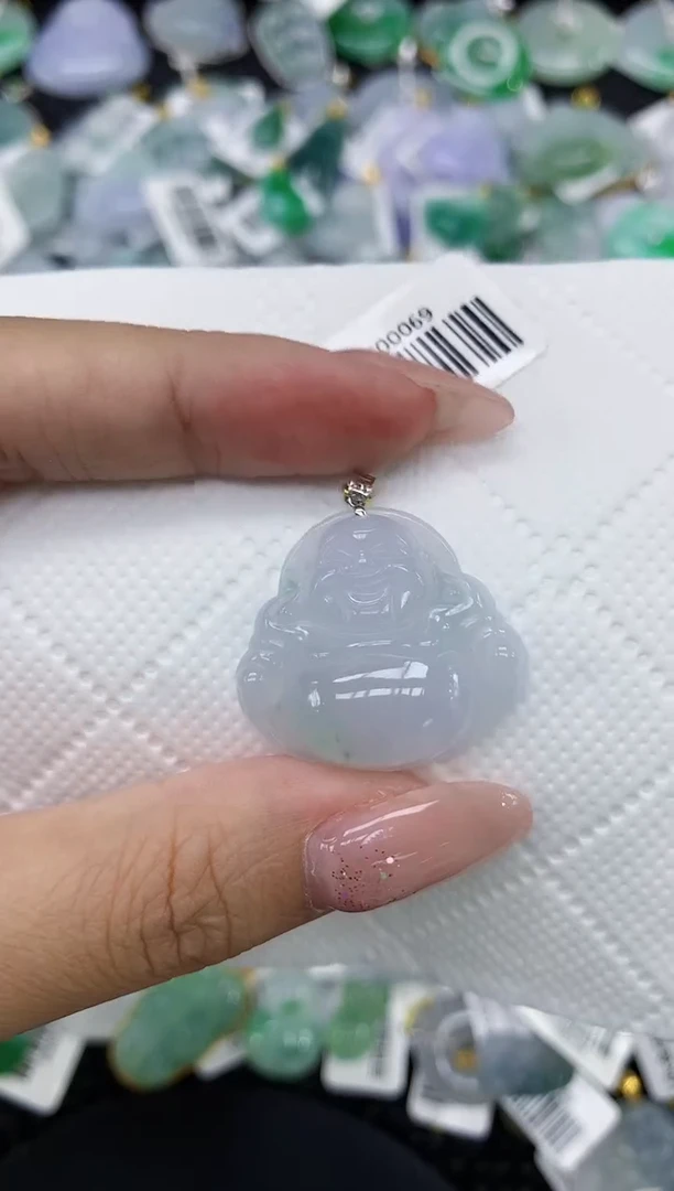 颈饰18K金镶嵌翡翠1111111111