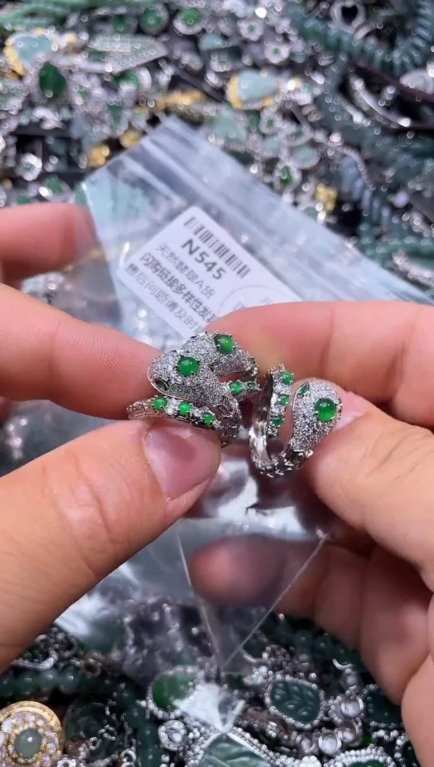 【闪购商品】翡翠颈饰未镶嵌N545戒指多样性发其一