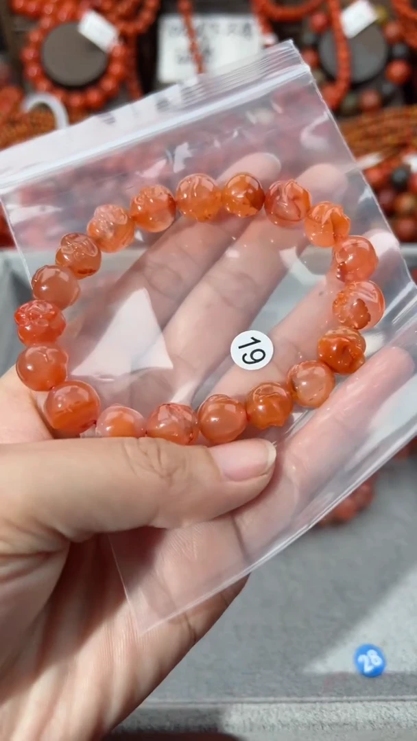 【闪购商品】南红玛瑙手串未镶嵌11