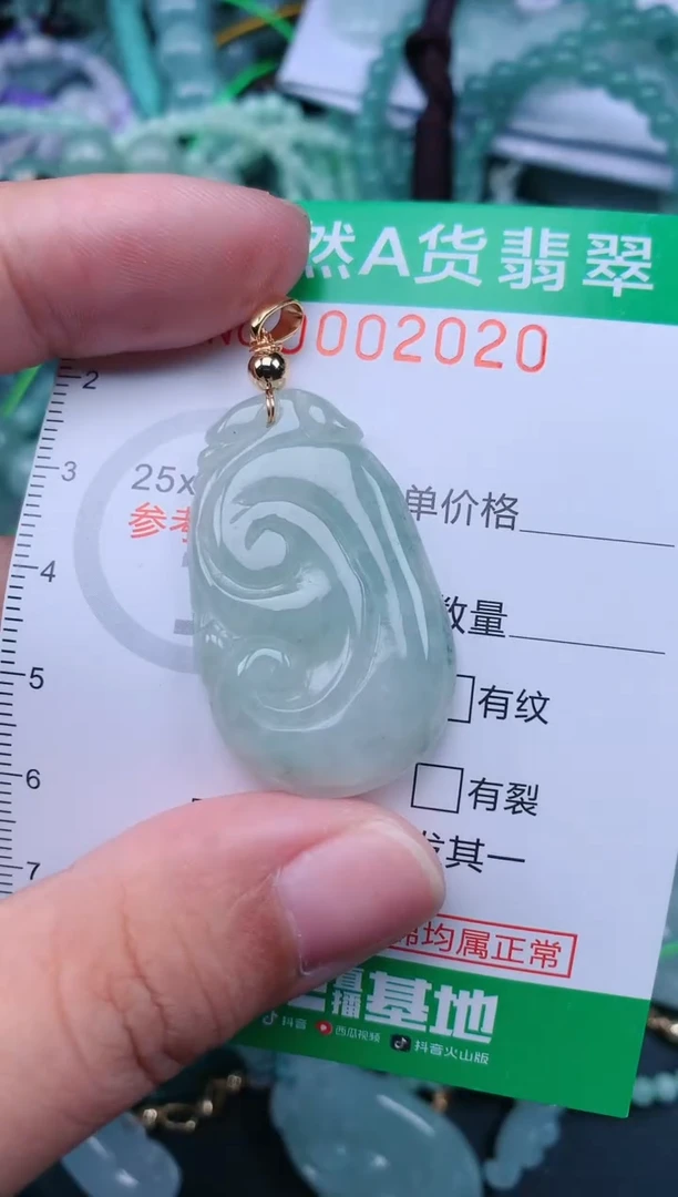 翡翠未镶嵌颈饰.0002020