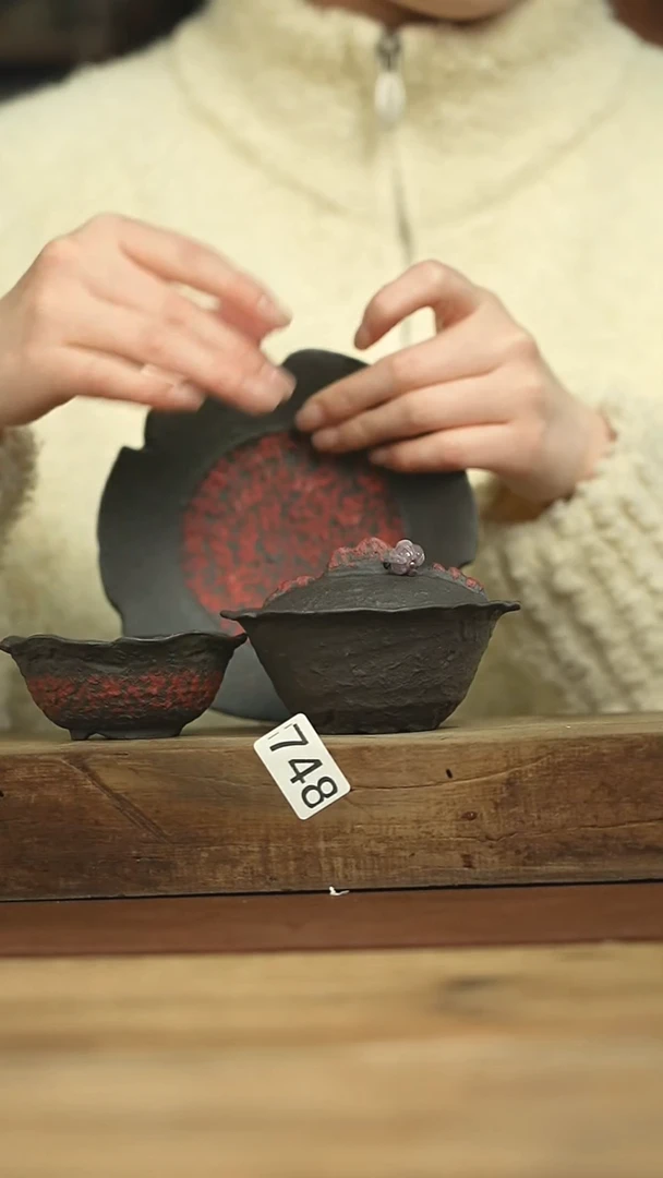 不顾一切 落单 系列老岩泥盖碗