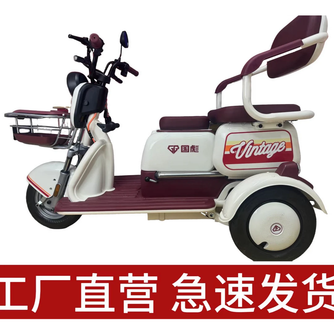 2025年国彪新款x3三轮老年代步接送孩子带雨棚