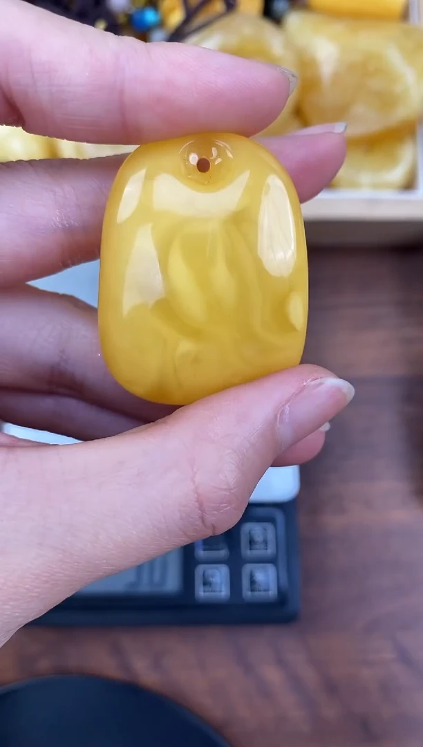 裸石琥珀未镶嵌天然琥珀蜜蜡