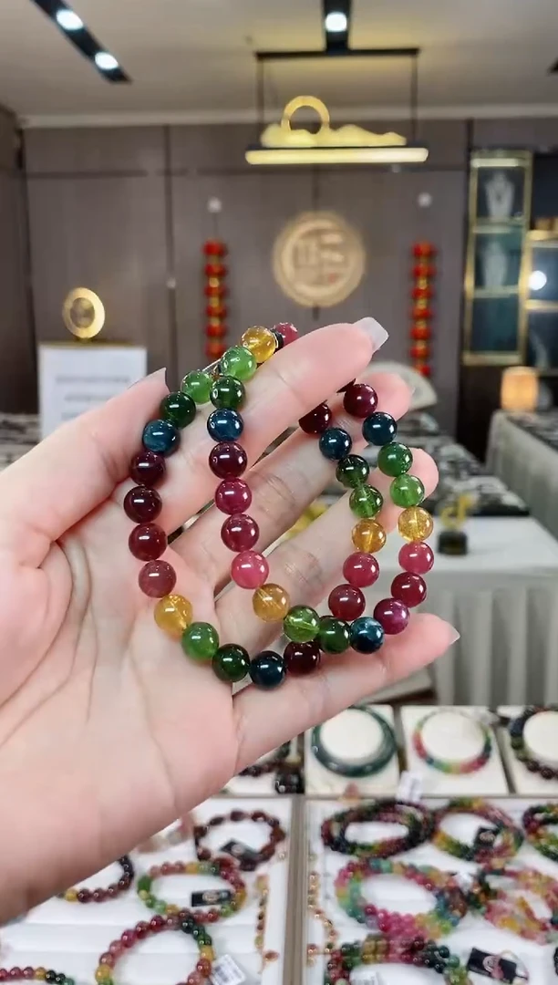 【闪购商品】碧玺单圈手串8mm+未镶嵌（多样性发一条）hon