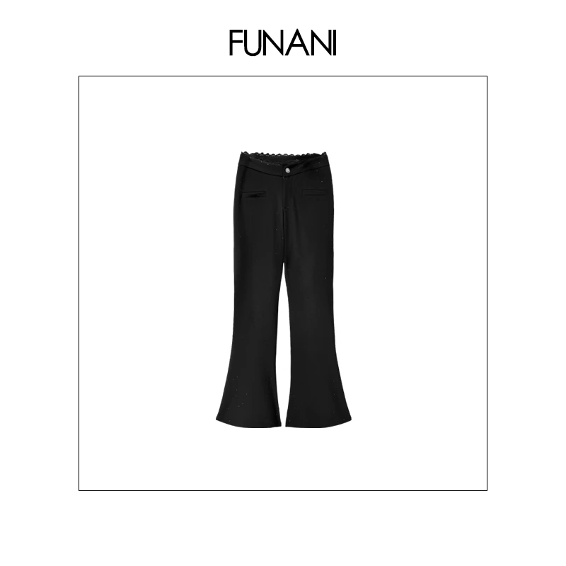 【FUNANI】 轻奢法式高级感重工原创设计感 裤子 X2530434B