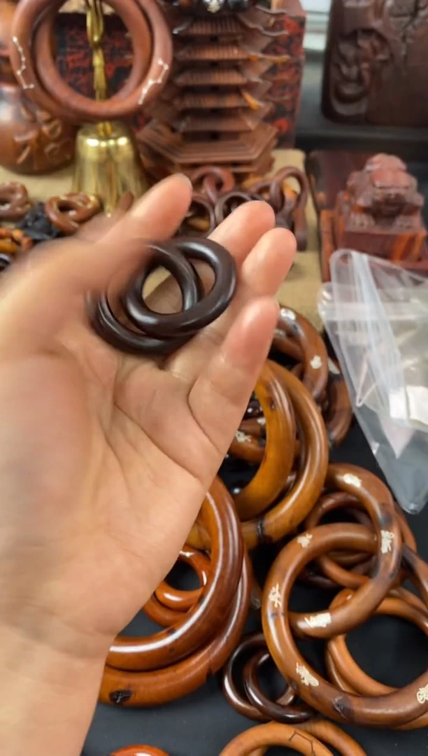 【闪购商品】木枣木玉化小乾坤圈随机发