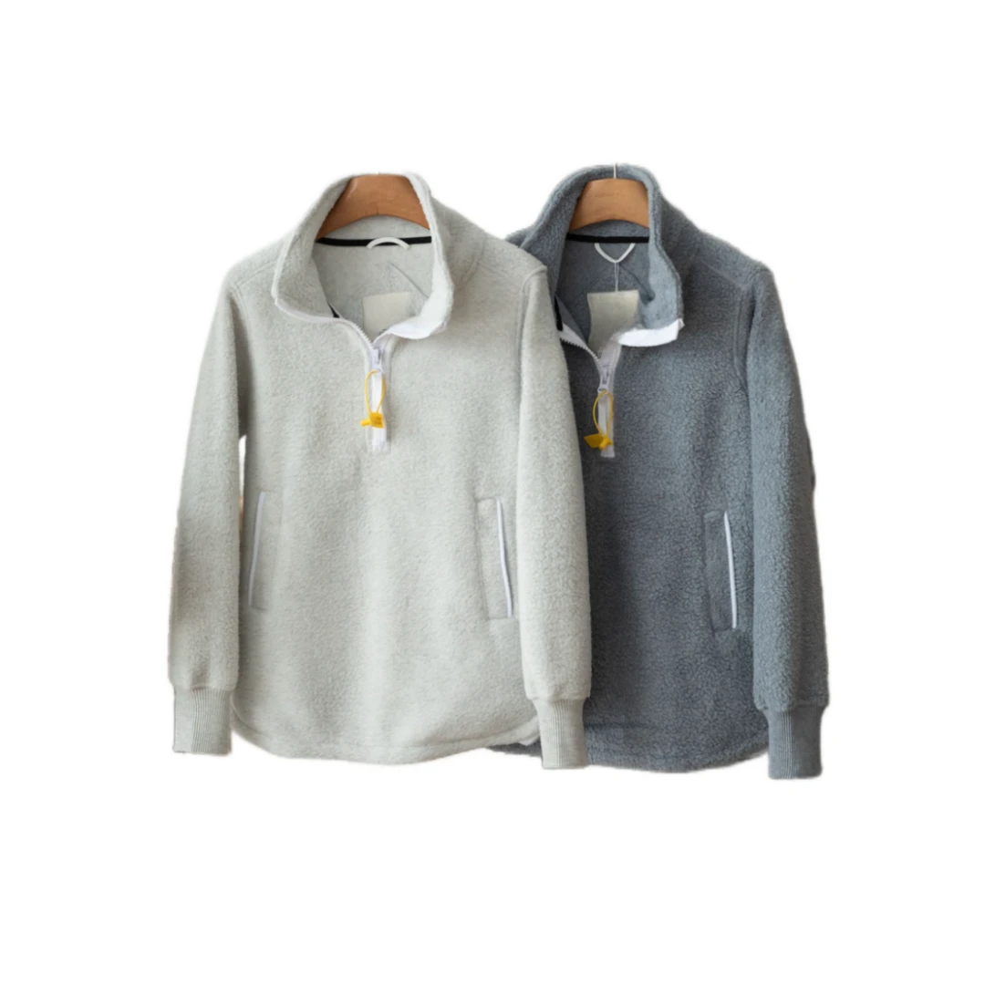 【YLANGENE】简约百搭加绒Polo领卫衣24-101YGSM