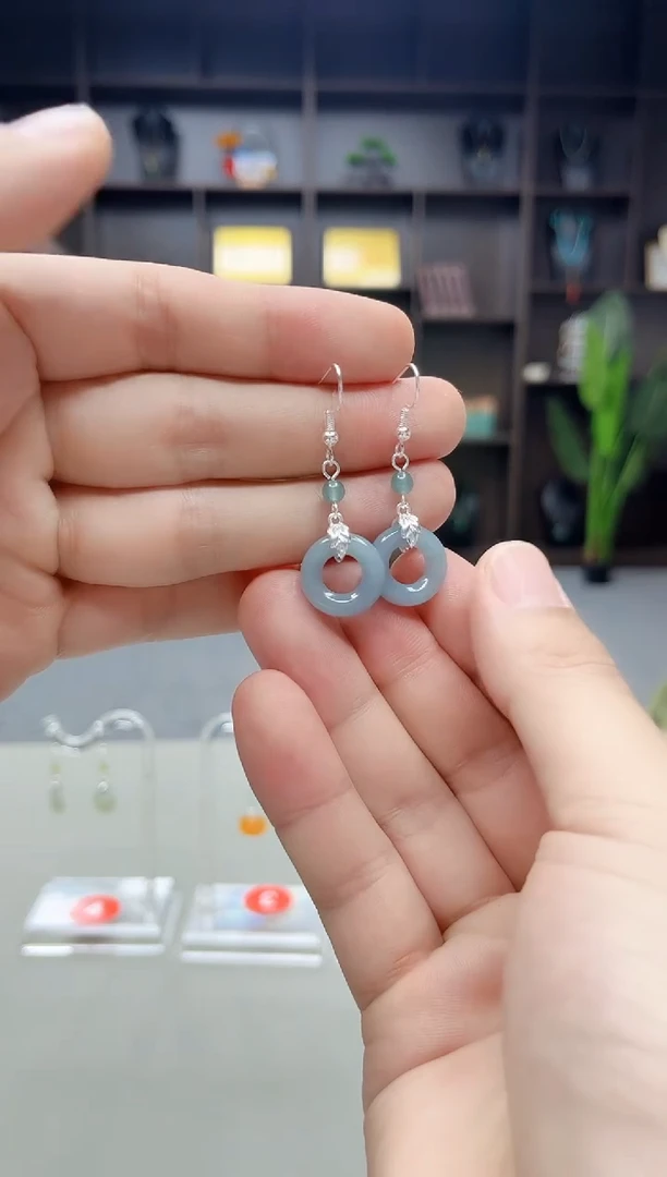 未镶嵌翡翠耳饰D04