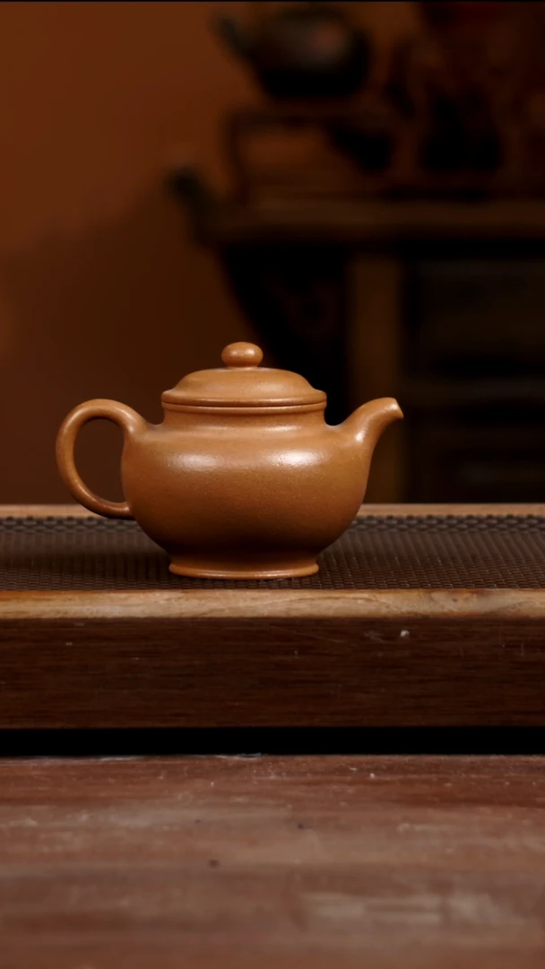 茶壶紫砂老档口黄金段掇只260CC