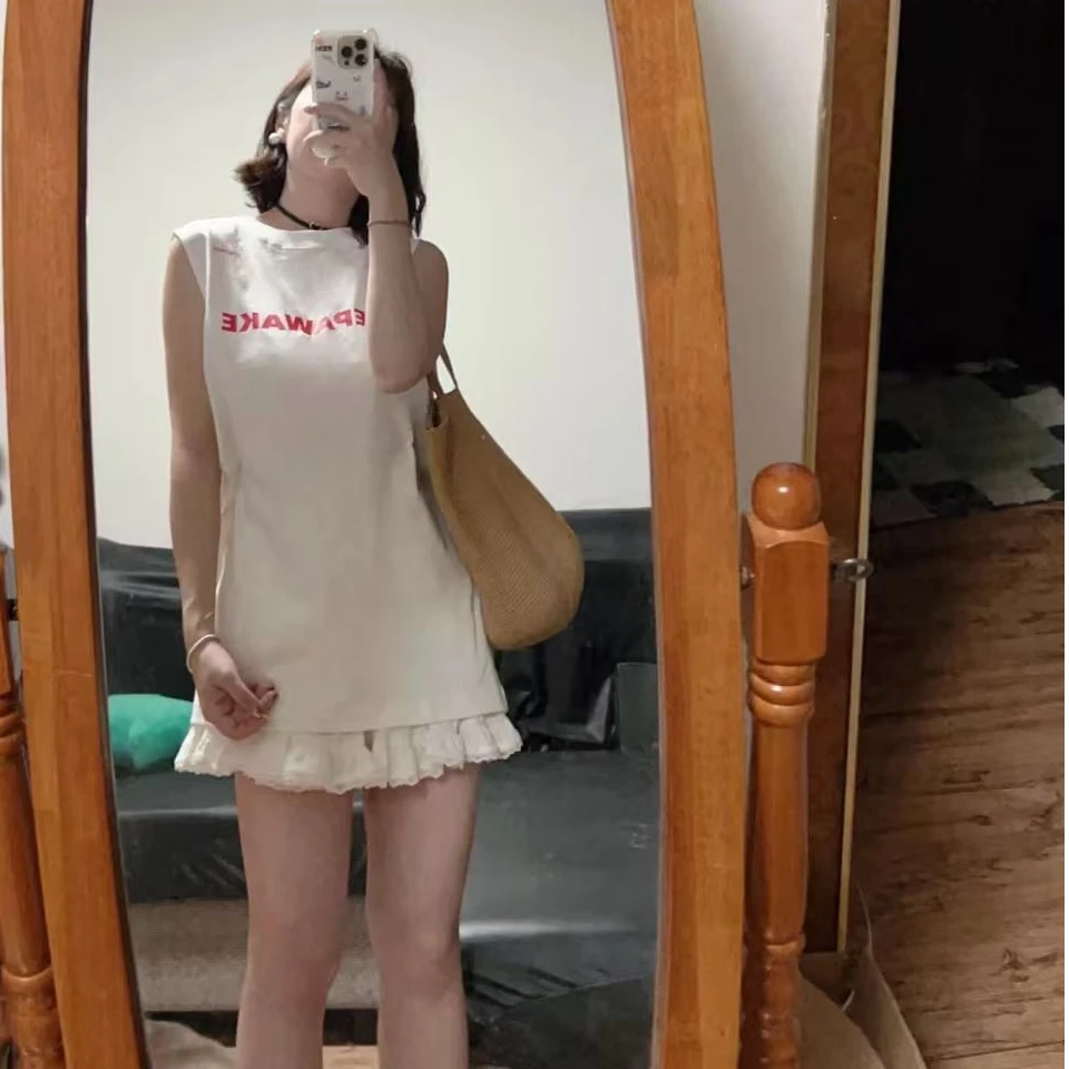 2025早春新款时尚打底T恤宽松休闲百搭背心洋气显瘦长款上衣女