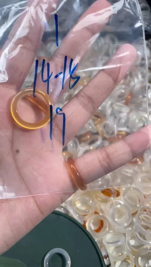 玛瑙/玉髓戒指未镶嵌1