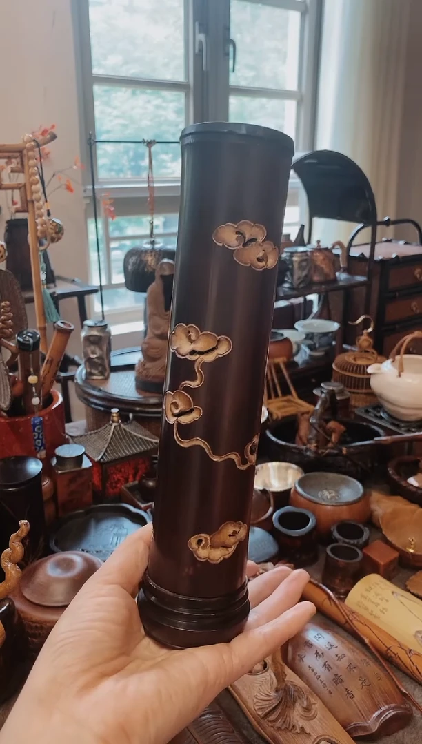 精品手工雕刻祥云香炉