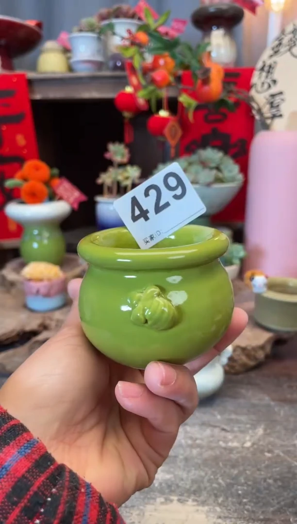 【闪购商品】摆件429知木小芳花盆