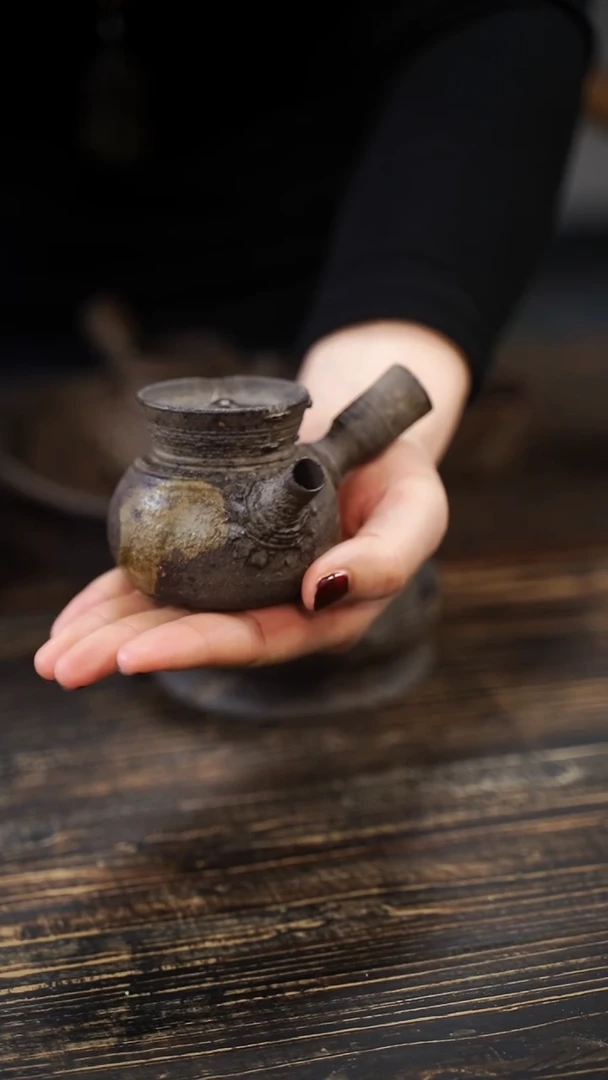 全手工制作 南蛮侧把壶