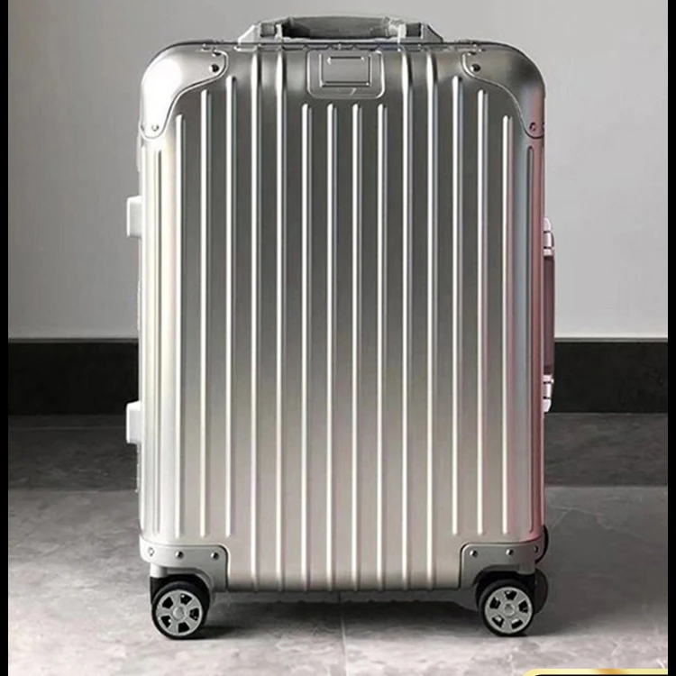 铝镁合金行李箱拉杆箱轻音万向轮26男密码箱铝框20寸登机箱